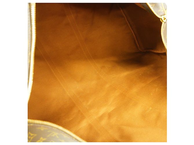 Louis Vuitton Boston Monogram Keepall Bandoulière 60 Marrone - vista 4