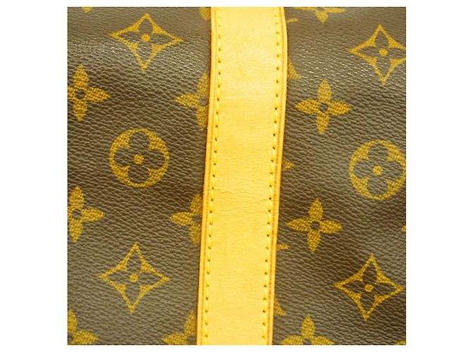 Louis Vuitton Boston Monogram Keepall Bandoulière 60 Marrone - vista 8