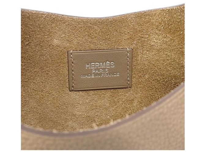 Hermès Borsa a tracolla Hermes Alson Taupe - vista 5