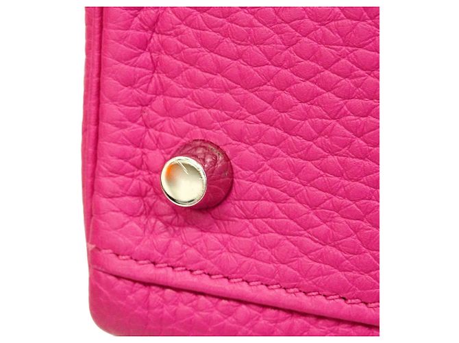 Hermès Borsa Hermes Kelly 28 Porpora - vista 11