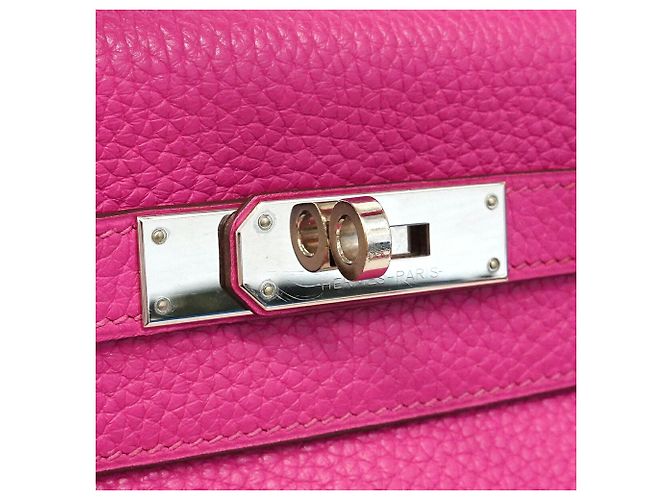 Hermès Borsa Hermes Kelly 28 Porpora - vista 12