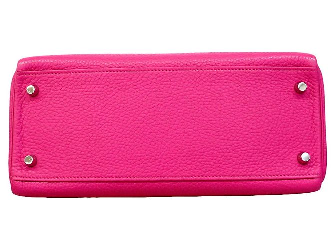 Hermès Borsa Hermes Kelly 28 Porpora - vista 3