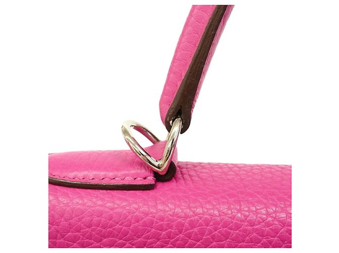 Hermès Borsa Hermes Kelly 28 Porpora - vista 9