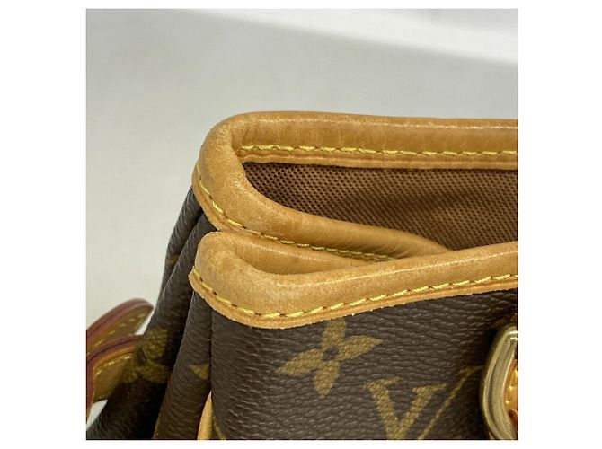 Borsa Louis Vuitton Monogram Batignolles Marrone - vista 7
