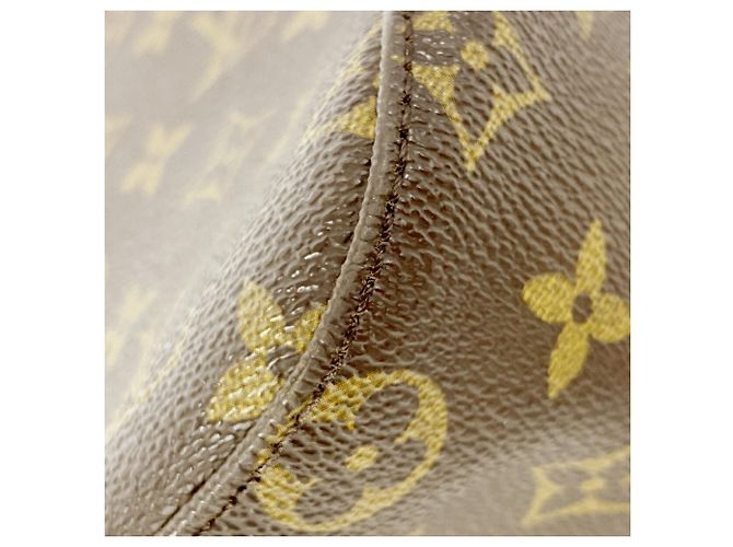 Borsa a tracolla Louis Vuitton Monogram Looping MM Marrone - vista 11