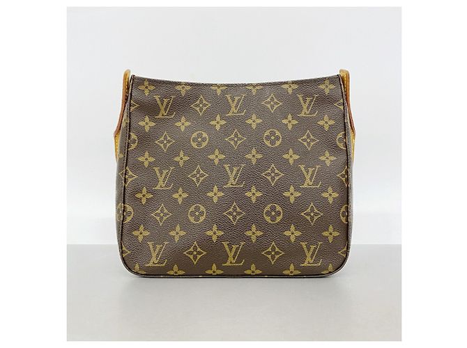 Borsa a tracolla Louis Vuitton Monogram Looping MM Marrone - vista 12