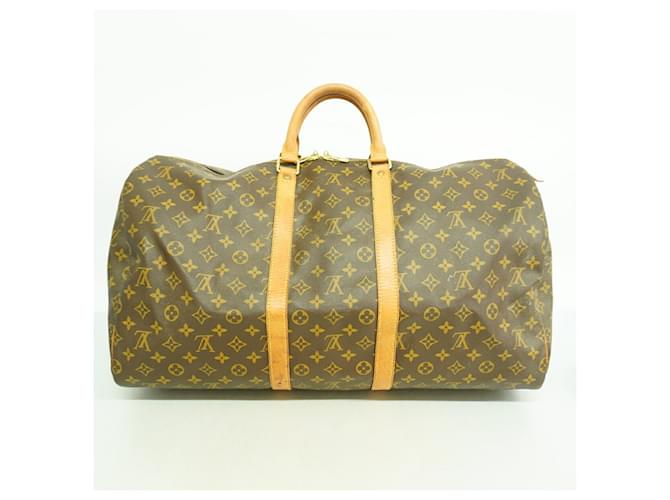 Louis Vuitton Boston Monogram Keepall 55 Marrone - vista 11