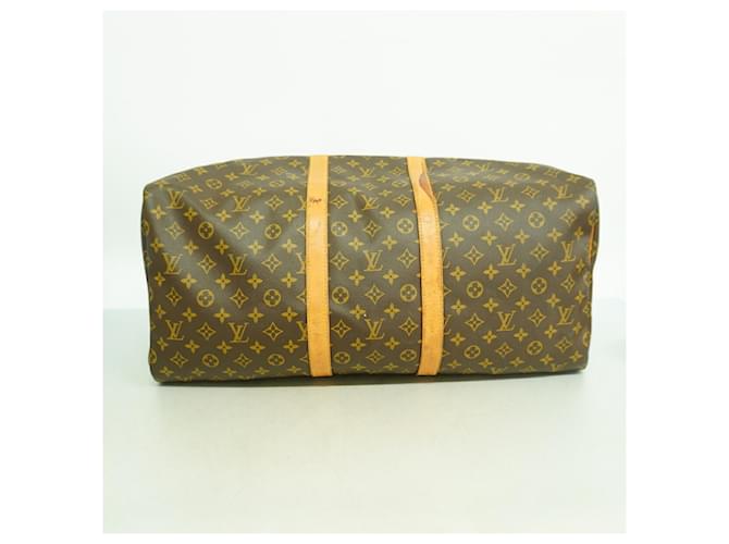Louis Vuitton Boston Monogram Keepall 55 Marrone - vista 3