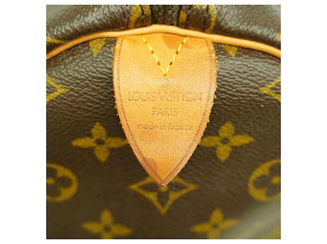 Louis Vuitton Boston Monogram Keepall 55 Marrone - vista 5
