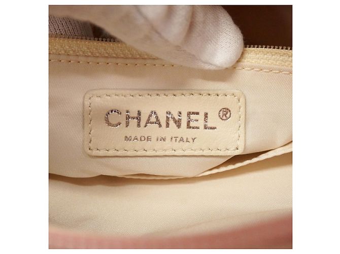 Chanel Paris Biarritz Canvas Tote Bag Pink - Ansicht 5