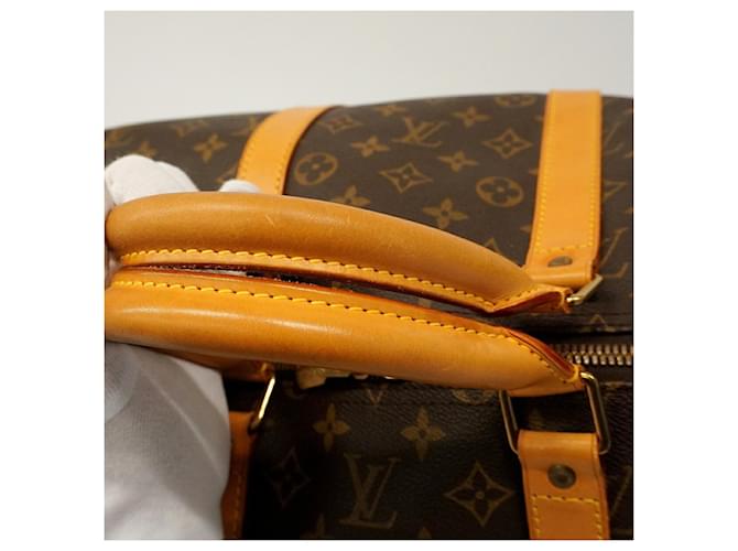Louis Vuitton Boston Monogram Keepall 55 Marrone - vista 10