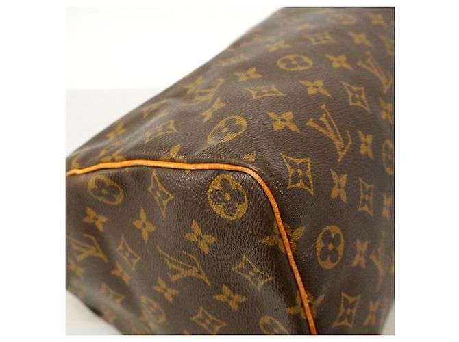 Borsa Louis Vuitton Monogram Speedy 35 Marrone - vista 6