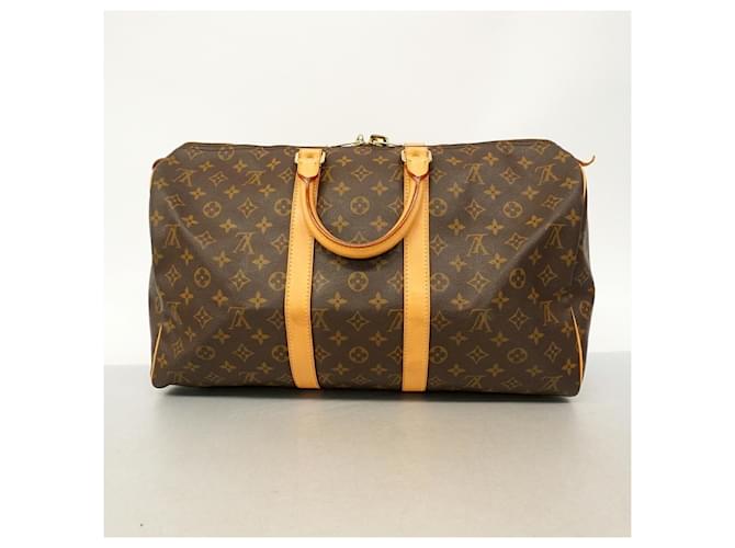 Louis Vuitton Boston Monogram Keepall 45 Marrone - vista 13