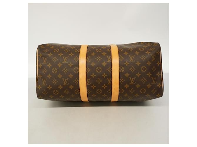 Louis Vuitton Boston Monogram Keepall 45 Marrone - vista 3