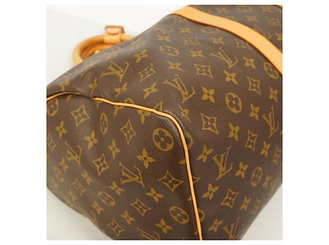 Louis Vuitton Boston Monogram Keepall 45 Marrone - vista 7