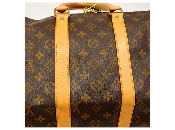 Louis Vuitton Boston Monogram Keepall 45 Marrone - vista 8