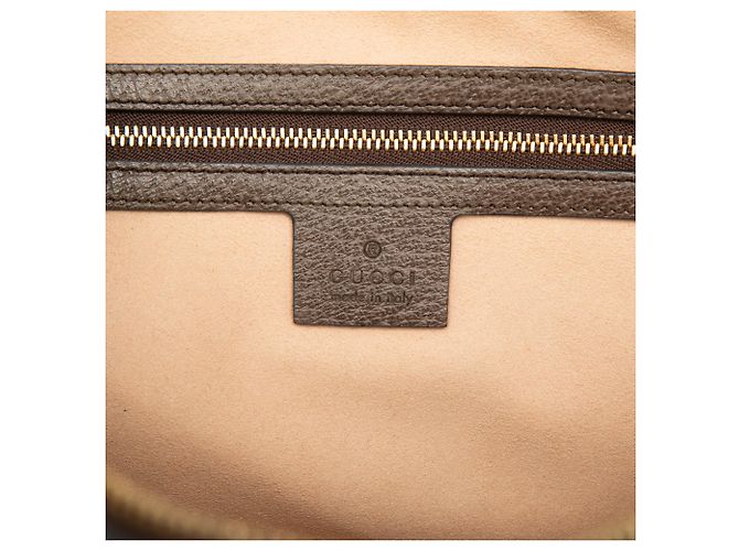 Borsa Gucci Beige Medium GG Supreme Ophidia Top Handle - vista 5
