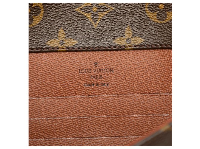 Clutch Slim Sofia Coppola Monogram Marrone Louis Vuitton - vista 5