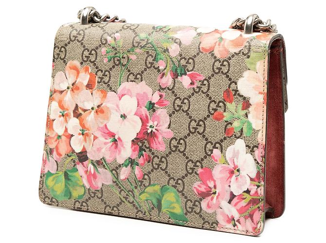 Gucci Beige Small GG Supreme Blooms Dionysus Crossbody - view 2