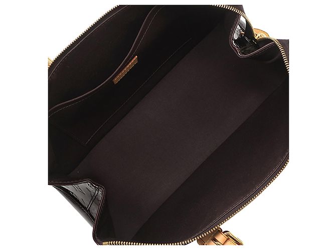 Louis Vuitton Purple Monogram Vernis Rosewood Avenue Porpora - vista 4