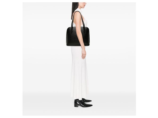 Louis Vuitton Black Epi Lussac Nero - vista 6