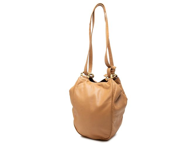 Borsa a tracolla Anagram LOEWE in nappa marrone Marrone chiaro - vista 2
