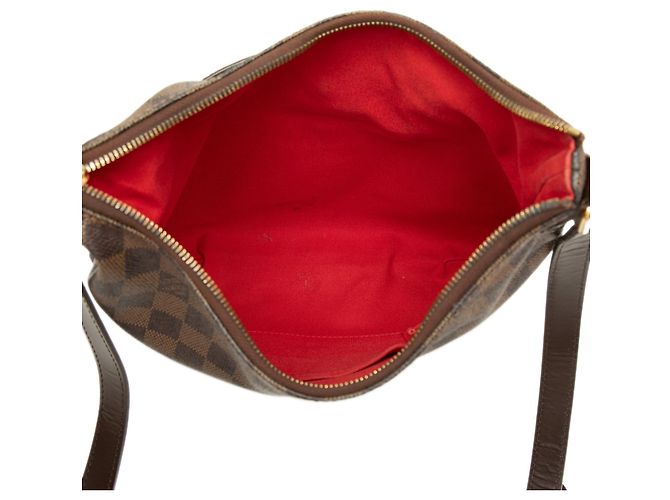 Louis Vuitton Brown Damier Ebene Bloomsbury PM Marrone - vista 4