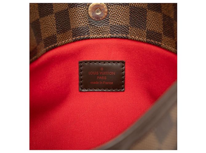 Louis Vuitton Brown Damier Ebene Bloomsbury PM Marrone - vista 5
