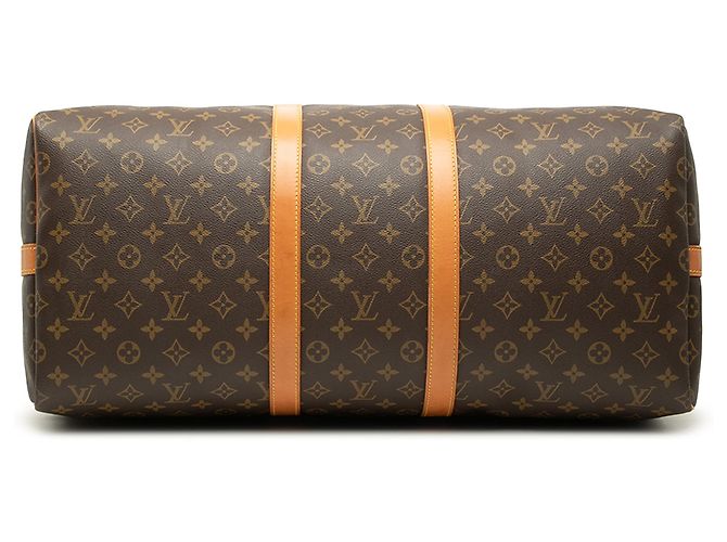 Louis Vuitton Brown Monogram Keepall Bandouliere 55 Braun - Ansicht 3