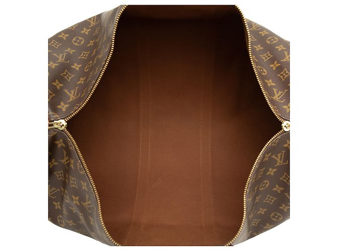 Louis Vuitton Brown Monogram Keepall Bandouliere 55 Braun - Ansicht 4