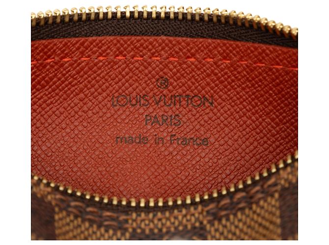 Louis Vuitton Brown Damier Ebene Papillon Pochette Marrone - vista 5