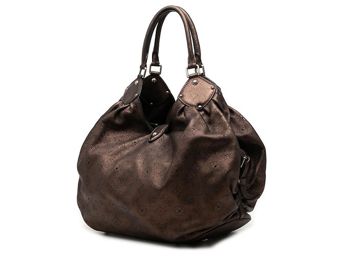 Louis Vuitton Brown Monogram Mahina XL Marrone Bronzo - vista 2