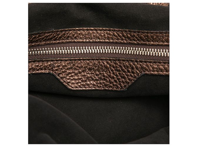 Louis Vuitton Brown Monogram Mahina XL Marrone Bronzo - vista 5