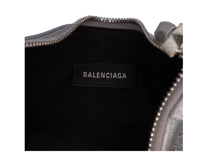 Balenciaga Silver Sparkling Fabric Motocross Le Cagole XS Argento - vista 5