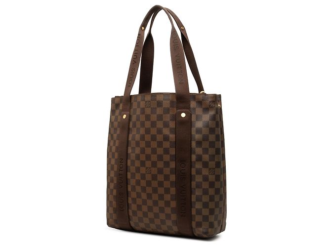 Louis Vuitton Brown Damier Ebene Cabas Beaubourg Marrone - vista 2