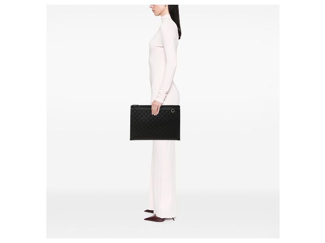 Louis Vuitton Black Damier Infini Pochette Discovery GM Nero - vista 6