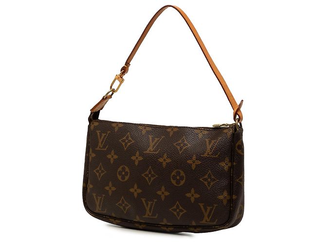 Louis Vuitton Brown Monogram Pochette Accessoires Marron - vue 2