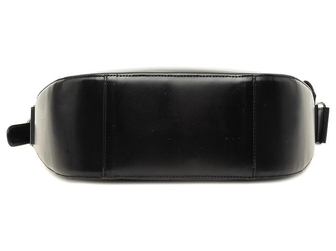 Sac à épaule en cuir Burberry Black House Check Trimmed Noir - vue 3