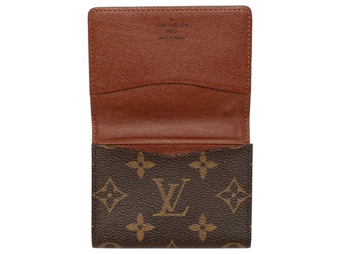 Tarjetero Louis Vuitton Brown Monogram Envelope Castaño - vista 4