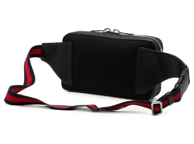 Gucci Black GG Supreme Web Night Courrier Gürteltasche Schwarz - Ansicht 2