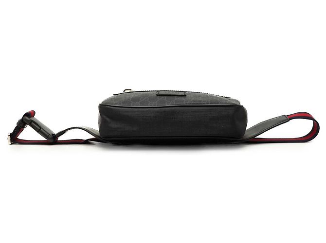 Gucci Black GG Supreme Web Night Courrier Gürteltasche Schwarz - Ansicht 3