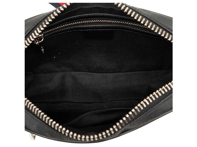 Gucci Black GG Supreme Web Night Courrier Gürteltasche Schwarz - Ansicht 4