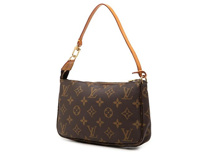 Louis Vuitton Brown Monogram Pochette Accessoires Marron - vue 2