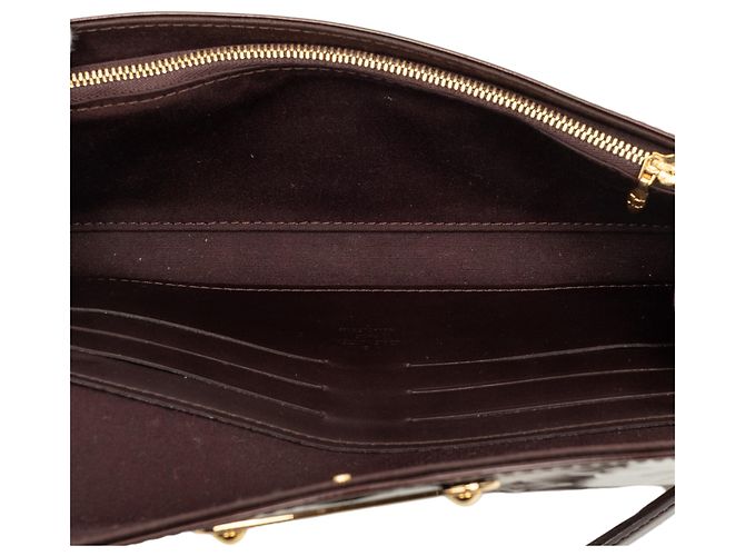 Louis Vuitton Purple Monogram Vernis Sunset Boulevard Porpora - vista 4