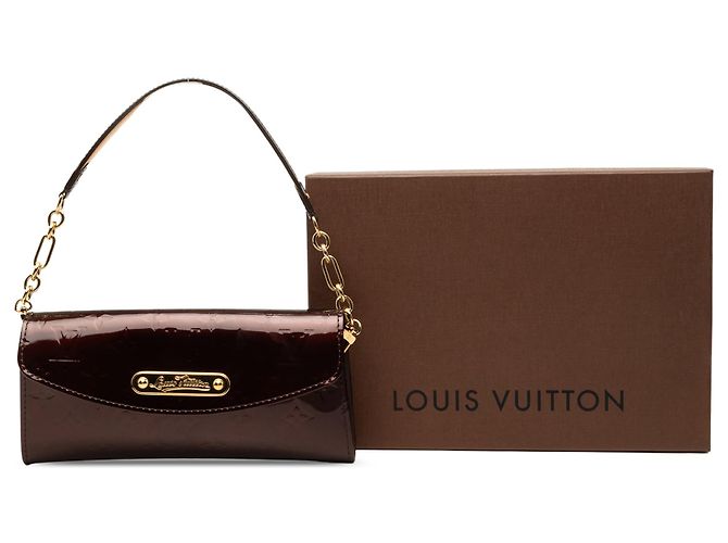 Louis Vuitton Purple Monogram Vernis Sunset Boulevard Porpora - vista 8
