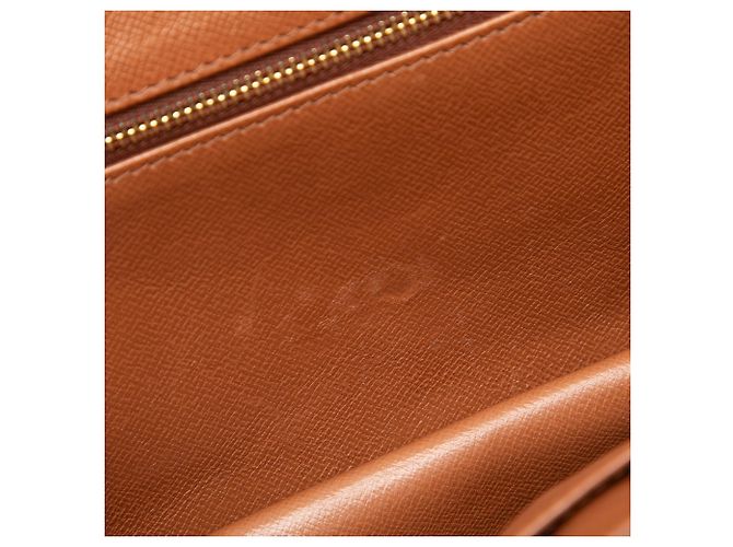 Louis Vuitton Brown Monogram Pochette Dame GM Marrone - vista 6