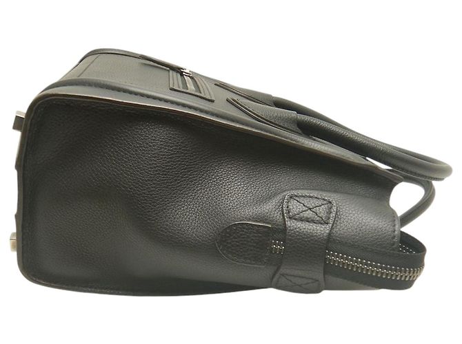 Céline Celine Micro Luggage Tote in pelle di vitello nera Nero - vista 10