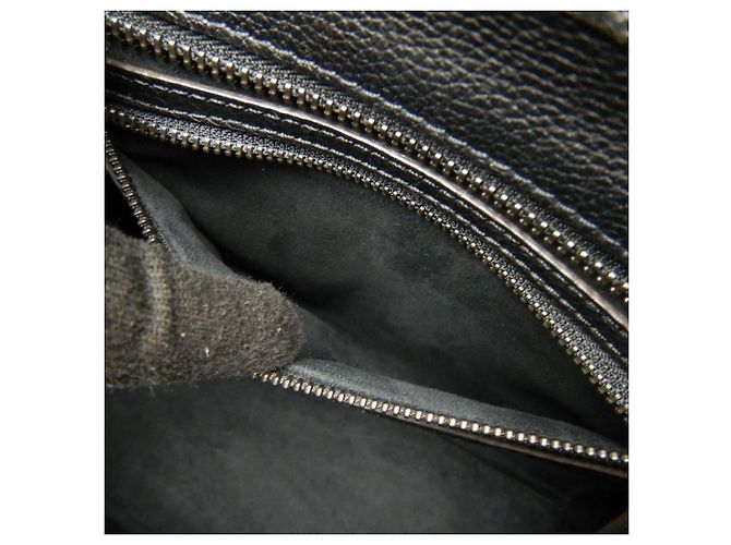 Céline Celine Micro Luggage Tote in pelle di vitello nera Nero - vista 7