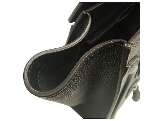 Céline Celine Micro Luggage Tote in pelle di vitello nera Nero - vista 9