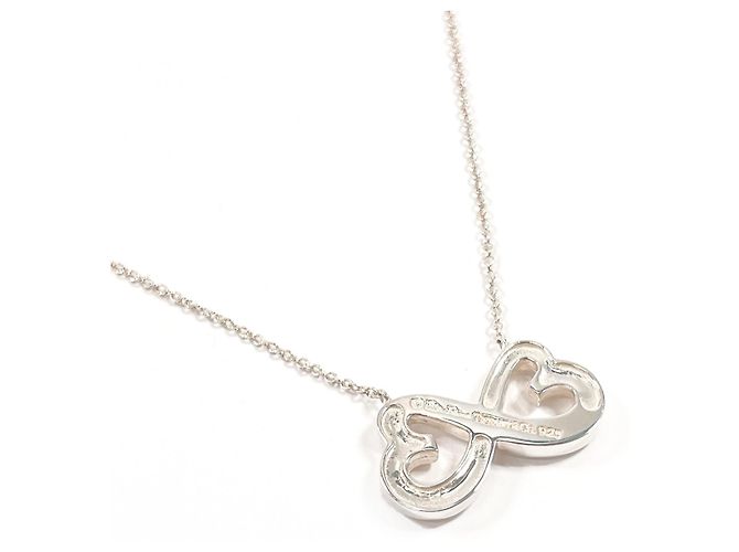 Tiffany & Co Collana Tiffany Double Loving Heart Argento - vista 2